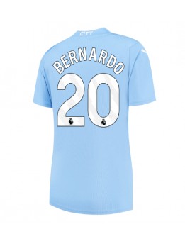 Billige Manchester City Bernardo Silva #20 Hjemmedrakt Dame 2023-24 Kortermet